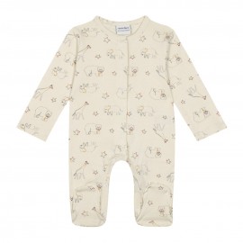 Tutina intera unisex con piedini in cotone BIO Animal dreams